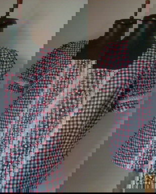 BLUZA PANZA BUMBAC TARTAN