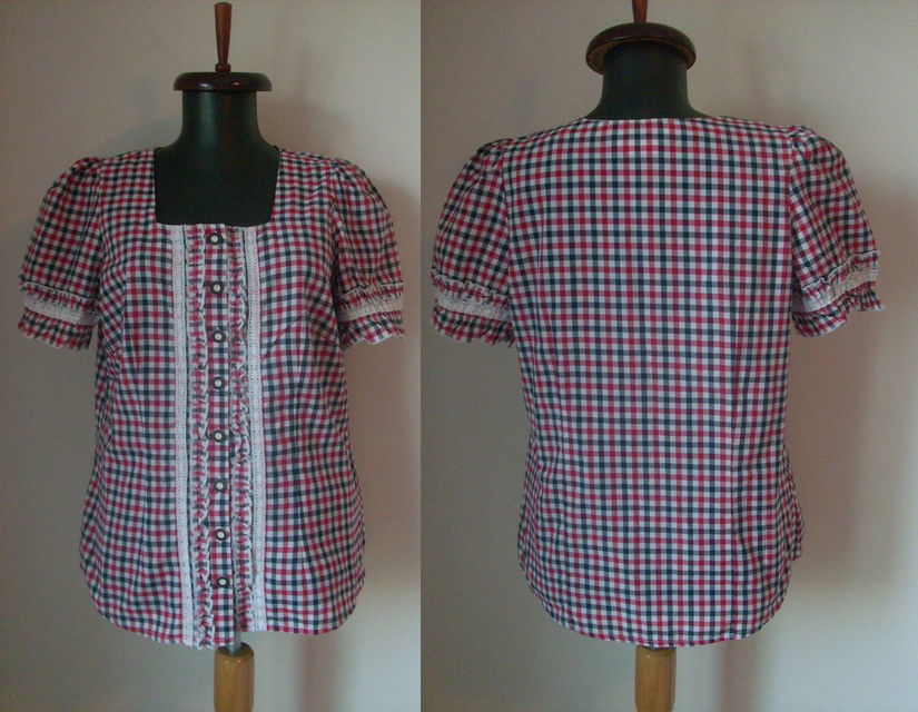 BLUZA PANZA BUMBAC TARTAN