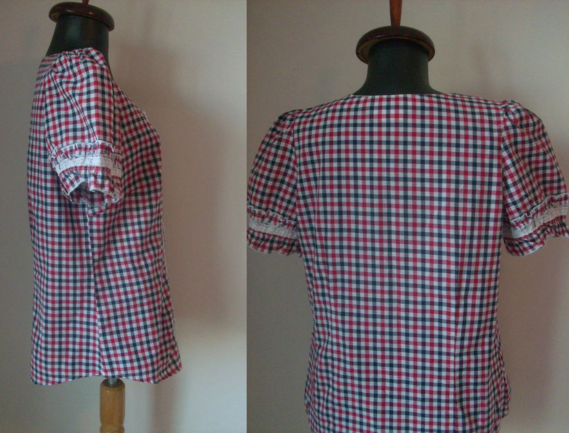 BLUZA PANZA BUMBAC TARTAN