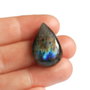 Cabochon Labradorit  lacrima   - spectrolit