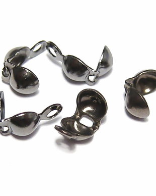 Tips, cupa nod, negru, 8x4 mm
