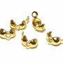 Tips, cupa nod, auriu, 8x4 mm