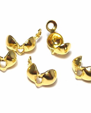 Tips, cupa nod, auriu, 8x4 mm