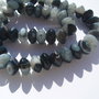 Discuri mari din agate striate in nuante de negru -gri aprox 8-9x14 mm