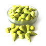 Margele howlite yellow green