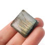 Cabochon Labradorit  flashy, rectangular  - NLMB23