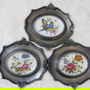 Set 3 tablouri portelan