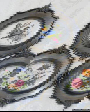 Set 3 tablouri portelan