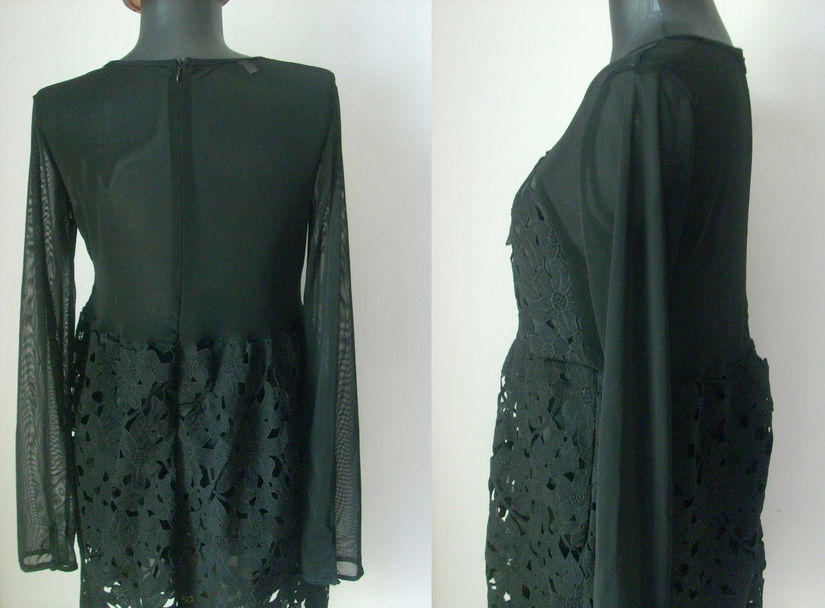 ROCHIE NEGRA DANTELA