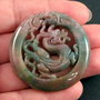 8088 - Pandantiv, agata indiana sculptata, qilin / kylin / dragon