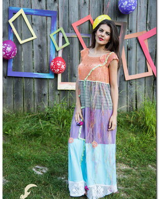 rochie boho chic , de vara , de vacanta , casual