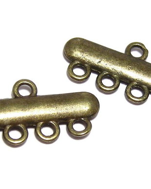 Terminatii sirag, 4 siruri, 23x11 mm, bronz