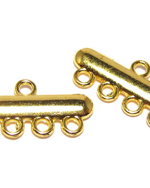 Terminatii sirag, 4 siruri, 23x11 mm, aurii