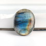 Cabochon Labradorit Oval flashy  spectrolit - superb