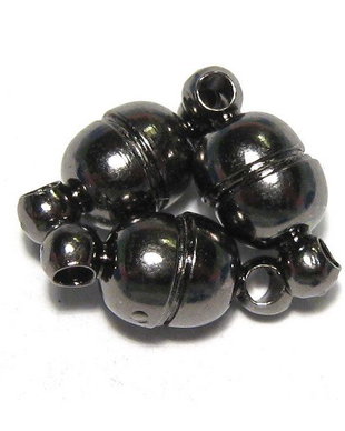 Inchizatoare cu magnet, 11.5x5 mm, neagra