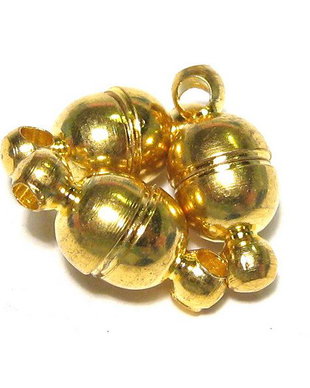 Inchizatoare cu magnet, 11.5x5 mm, aurie