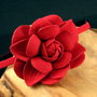 8111 - Floare, imitatie piele intoarsa