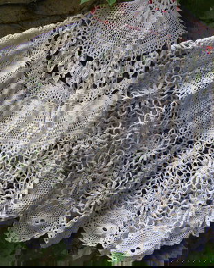 Fata de masa crosetata