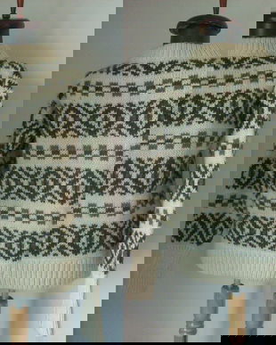 PULOVER NORDIC TRICOTAT MANUAL LANA