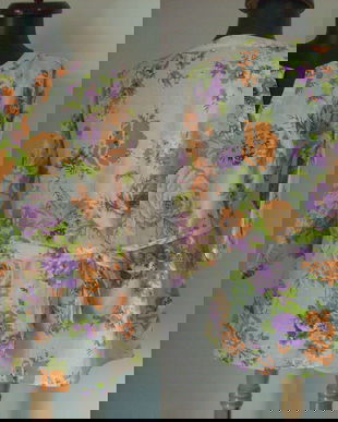 BLUZA BUMBAC BATIST FLORAL