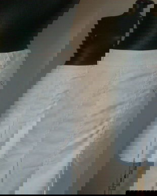 FUSTA ALBA MIDI PLIESURI