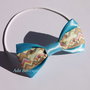 Papion pentru catei- turquoise"WOOF"