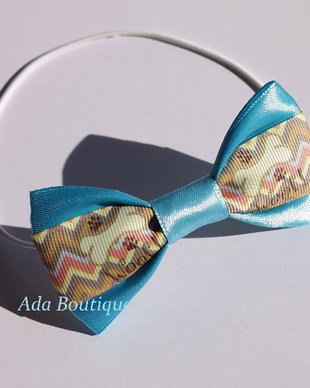 Papion pentru catei- turquoise"WOOF"