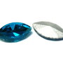 Cabochon din sticla, 10x5 mm, montana