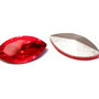Cabochon din sticla, 10x5 mm, light siam