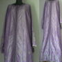 KAFTAN TAFTA MOIRE LILA BRODERIE