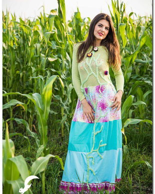 rochie pt toamna  boho chic