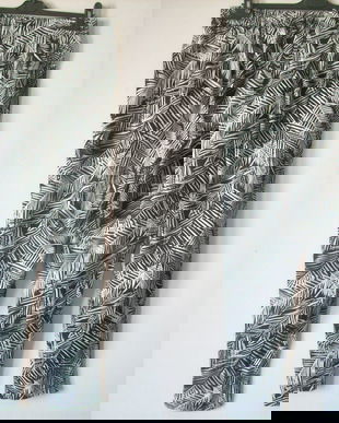 PANALONI VARA ALB NEGRU