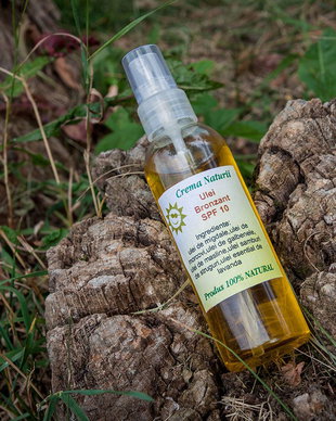 Ulei de plaja bronzant spf 10 cu migdale si morcov