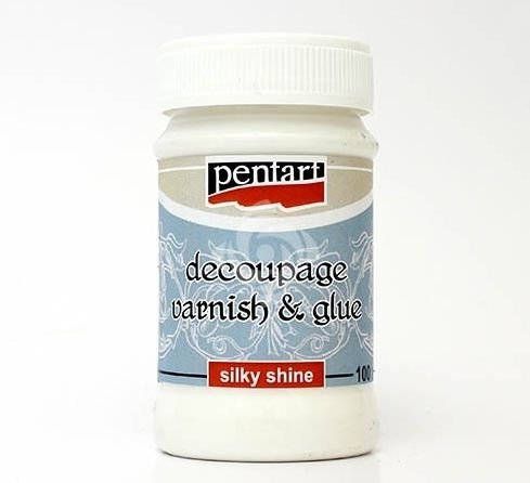 Adeziv cu lac pentru decopage - silky shine- 100 ml