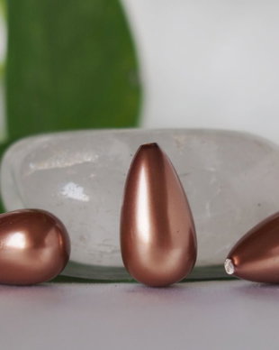 Perle seashell 8x16mm, semigaurite (1)