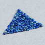 Lapis Lazuli natural  (100 buc) - rulat, netratat - Afganistan LZ2