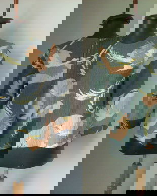 H&M SACOU RETRO TAPISERIE