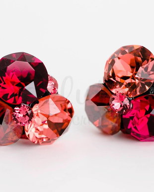 Cercei Swarovski - Flower Chaton