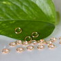 Zale gold filled 14K, inchise, 5mm (1)