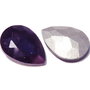 Cabochon din sticla, 18x13 mm, amethyst