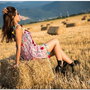 rochie crosetata, boho chic,vesela,colorata