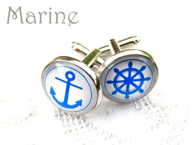 Butoni camasa unisex MARINE