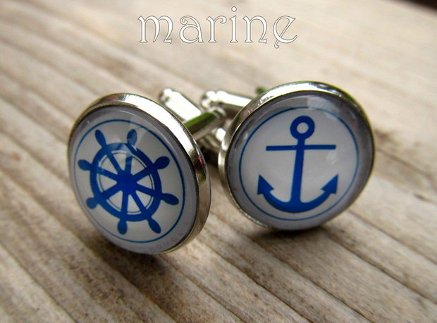 Butoni camasa unisex MARINE