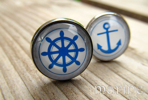 Butoni camasa unisex MARINE