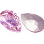 Cabochon din sticla, 8x6 mm, pink
