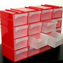 9001 # (1buc) Organizator cu sertare, acril, 16 sertare