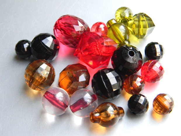 Margele plastic - lot 20 buc.