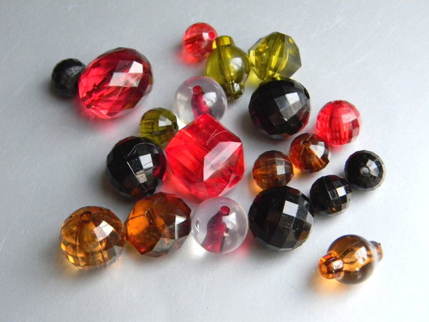 Margele plastic - lot 20 buc.