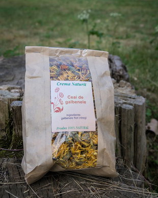 Ceai de galbenele flori intregi, cultivate ecologic