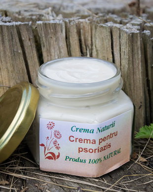 Crema pentru psoriazis cu sunatoare, tataneasa, rostopasca si propolis 100ml